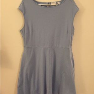 Light blue dress with pockets